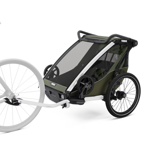 REMOLQUE DE BICICLETA Y CARRITO MULTIDEPORTE THULE CHARIOT LITE 2 | VERDE VINTAGE