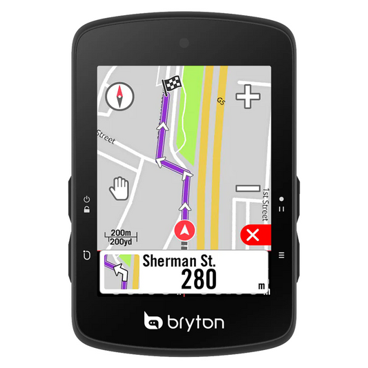 CICLOCOMPUTADOR GPS BRYTON RIDER S510T | PANTALLA TÁCTIL 2.8" | AUTONOMÍA 30H