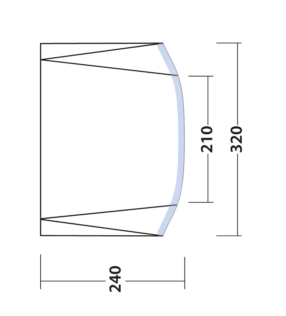 TOLDO HINCHABLE UNIVERSAL OUTWELL TOURING SHELTER AIR | 4000MM | MONTAJE RÁPIDO