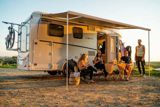 TOLDO DE PARED FIAMMA F45S | PREMIUM | AUTOCARAVANAS Y CAMPER | TITANIO-GRIS REAL