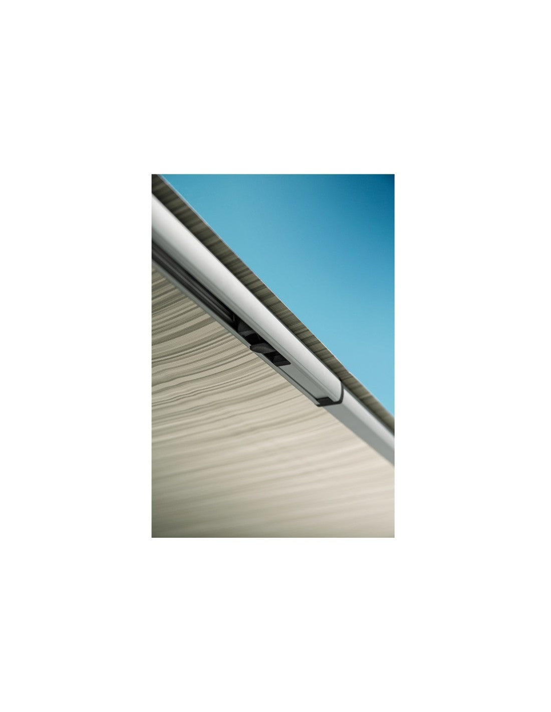 TOLDO PARA CARAVANA THULE OMNISTOR 1200 | BLANCO-GRIS MÍSTICO | INSTALACIÓN EN GUÍA DE AVANCE