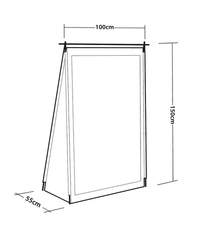 ORGANIZADOR DE TIENDA UNIVERSAL OUTWELL RYDE | ARMARIO COLGANTE PLEGABLE | COMPATIBLE CON HOOKTRACK