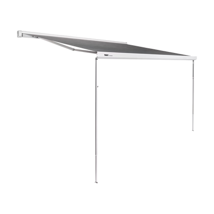 TOLDO DE PARED THULE OMNISTOR 5200 | BLANCO-GRIS MÍSTICO | CON MANIVELA | PARA AUTOCARAVANAS Y FURGONETAS
