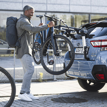 PORTABICICLETAS DE MALETERO THULE OUTWAY HANGING 2 BICIS| CABLES DE ACERO