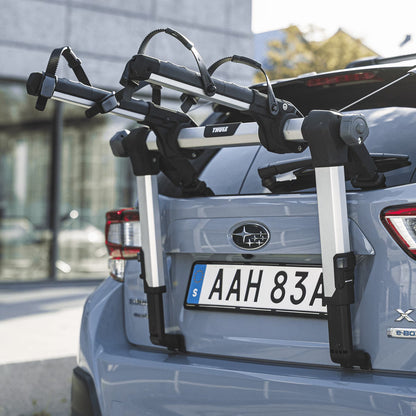PORTABICICLETAS DE MALETERO THULE OUTWAY HANGING 2 BICIS| CABLES DE ACERO