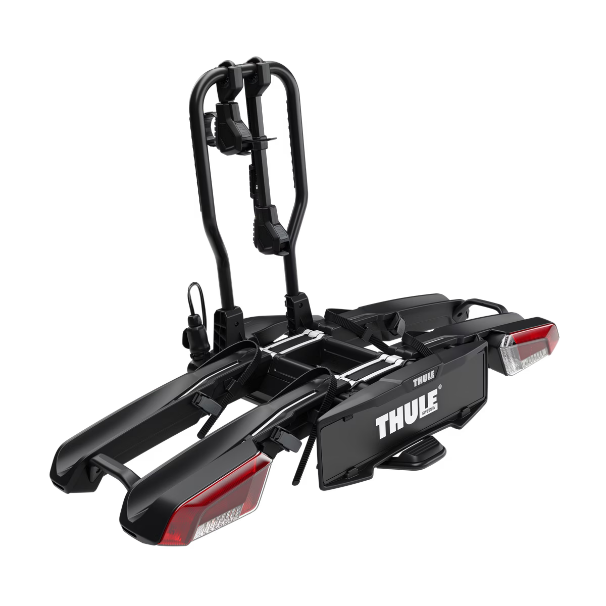 PORTABICICLETAS DE BOLA THULE EASYFOLD 2 BICIS NEGRO | TOTALMENTE PLEGABLE | APTO E-BIKES