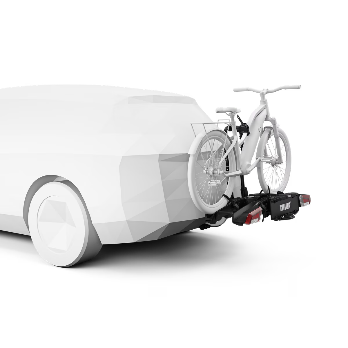 PORTABICICLETAS DE BOLA THULE EASYFOLD 2 BICIS NEGRO | TOTALMENTE PLEGABLE | APTO E-BIKES