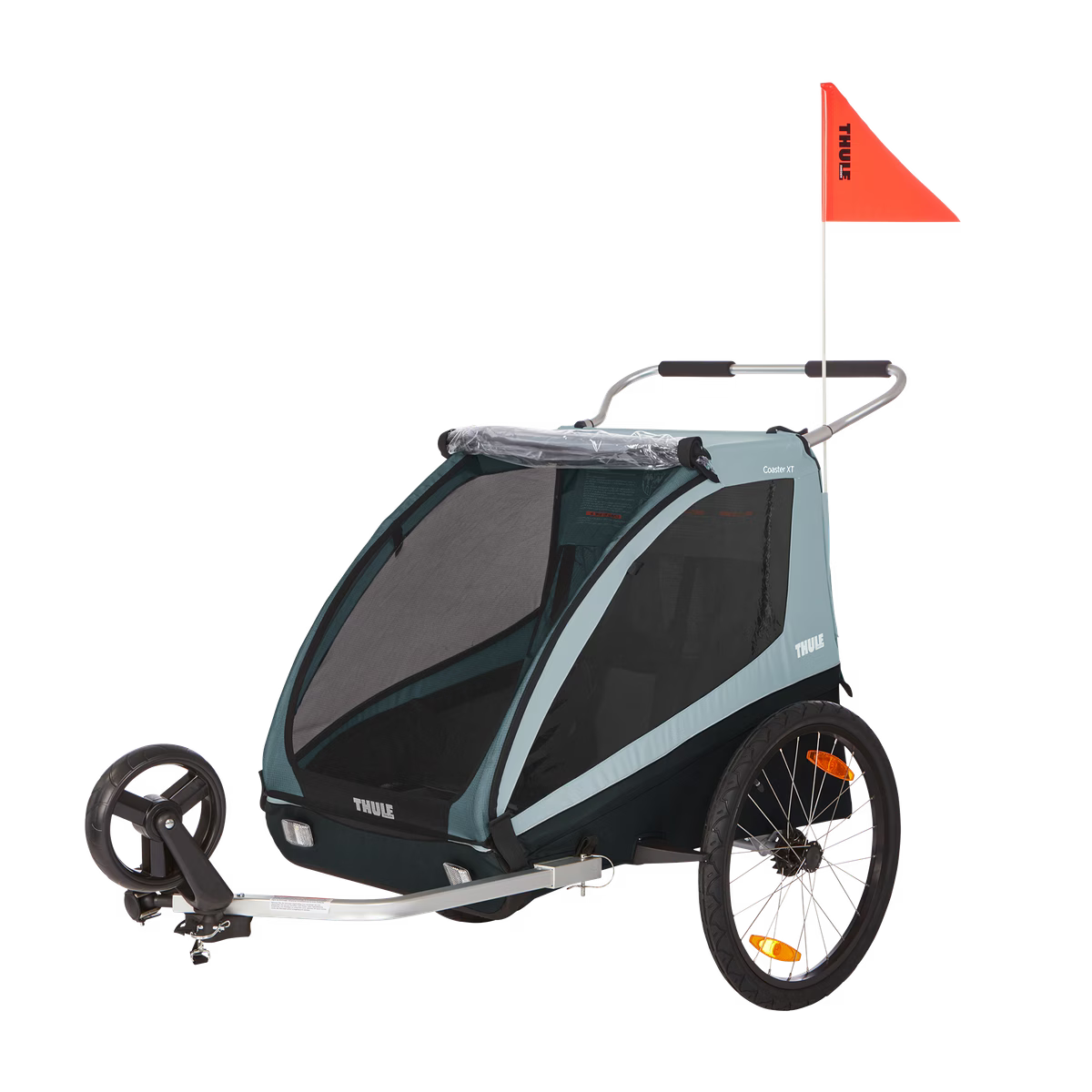 REMOLQUE DE BICICLETA Y CARRITO INFANTIL THULE COASTER XT | ASISTENCIA DOBLE