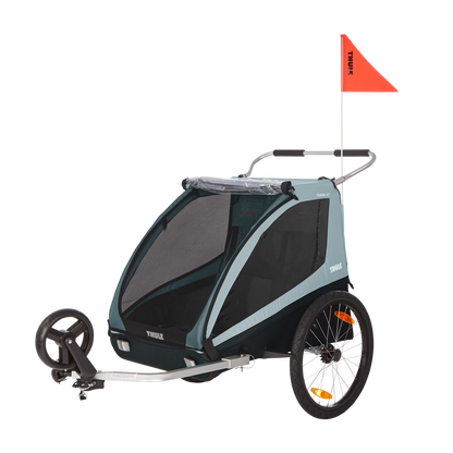 REMOLQUE DE BICICLETA Y CARRITO INFANTIL THULE COASTER XT | ASISTENCIA DOBLE