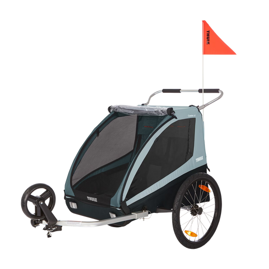 REMOLQUE DE BICICLETA Y CARRITO INFANTIL THULE COASTER XT | ASISTENCIA DOBLE