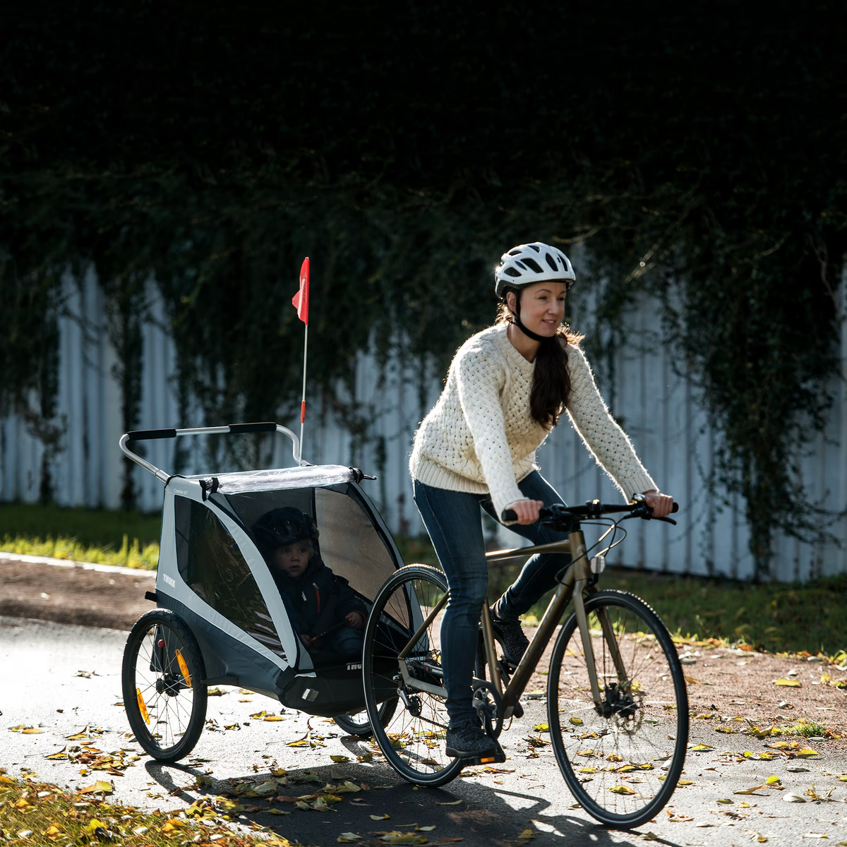 REMOLQUE DE BICICLETA Y CARRITO INFANTIL THULE COASTER XT | ASISTENCIA DOBLE