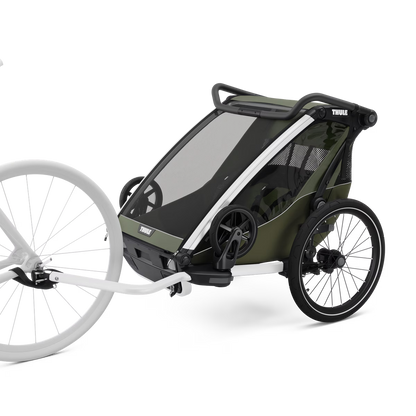REMOLQUE DE BICICLETA Y CARRITO MULTIDEPORTE THULE CHARIOT LITE 2 | VERDE VINTAGE