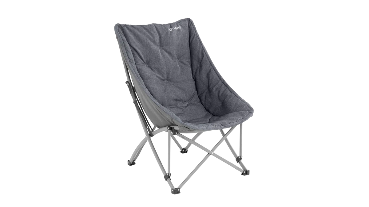 SILLA DE CAMPING ACOLCHADA OUTWELL TALLY LAKE | SOPORTA 120 KG | RESPALDO DESMONTABLE