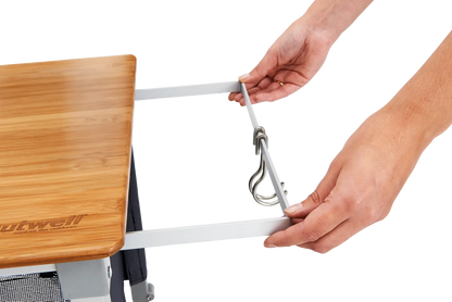 MUEBLE DE ALMACENAMIENTO OUTWELL PADRES | ENCIMERA DE BAMBÚ | ARMARIO DE CAMPING PLEGABLE CON SOPORTE DE LAVADO