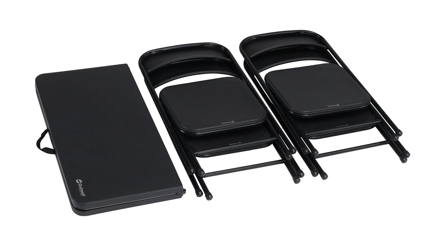 SET DE PICNIC PLEGABLE OUTWELL CORDA | MESA Y 4 SILLAS INDEPENDIENTES | IMPERMEABLE CON BOLSA DE TRANSPORTE