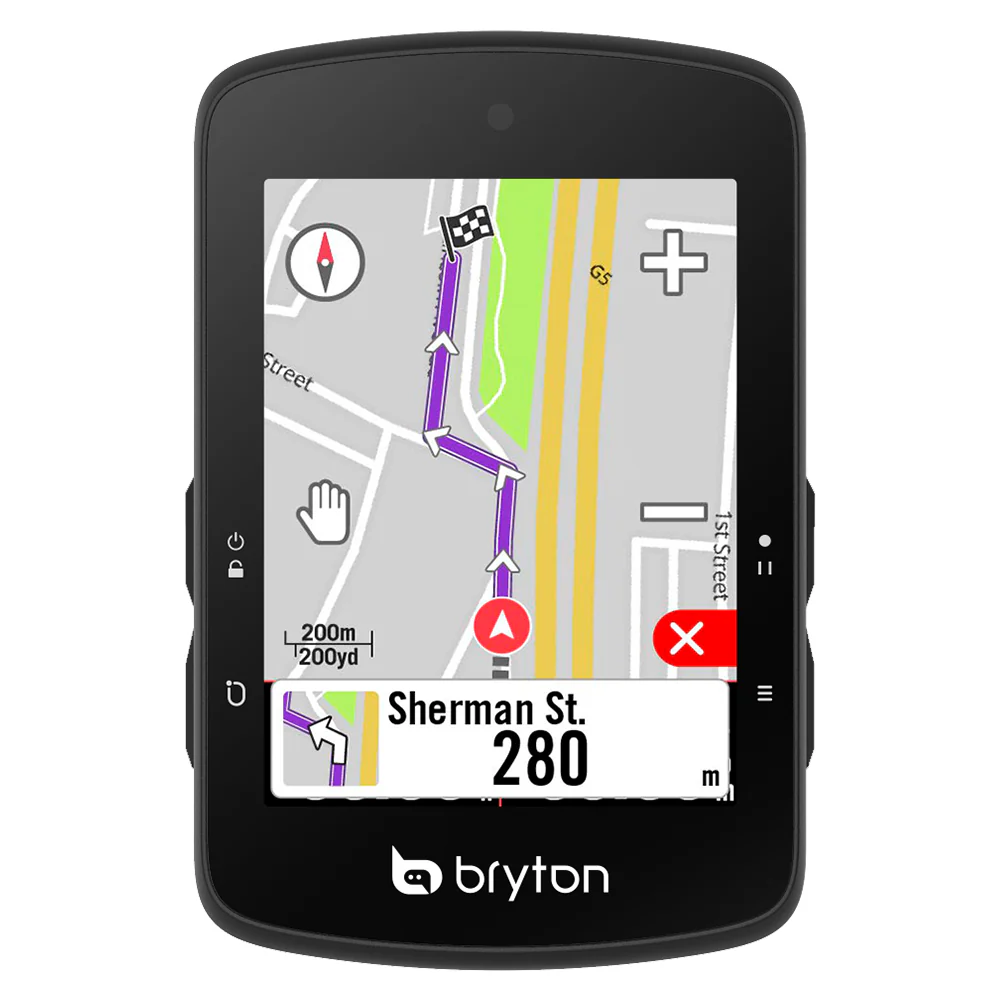 CICLOCOMPUTADOR GPS BRYTON RIDER S510E | PANTALLA TÁCTIL 2.8" | NAVEGACIÓN MAPAS