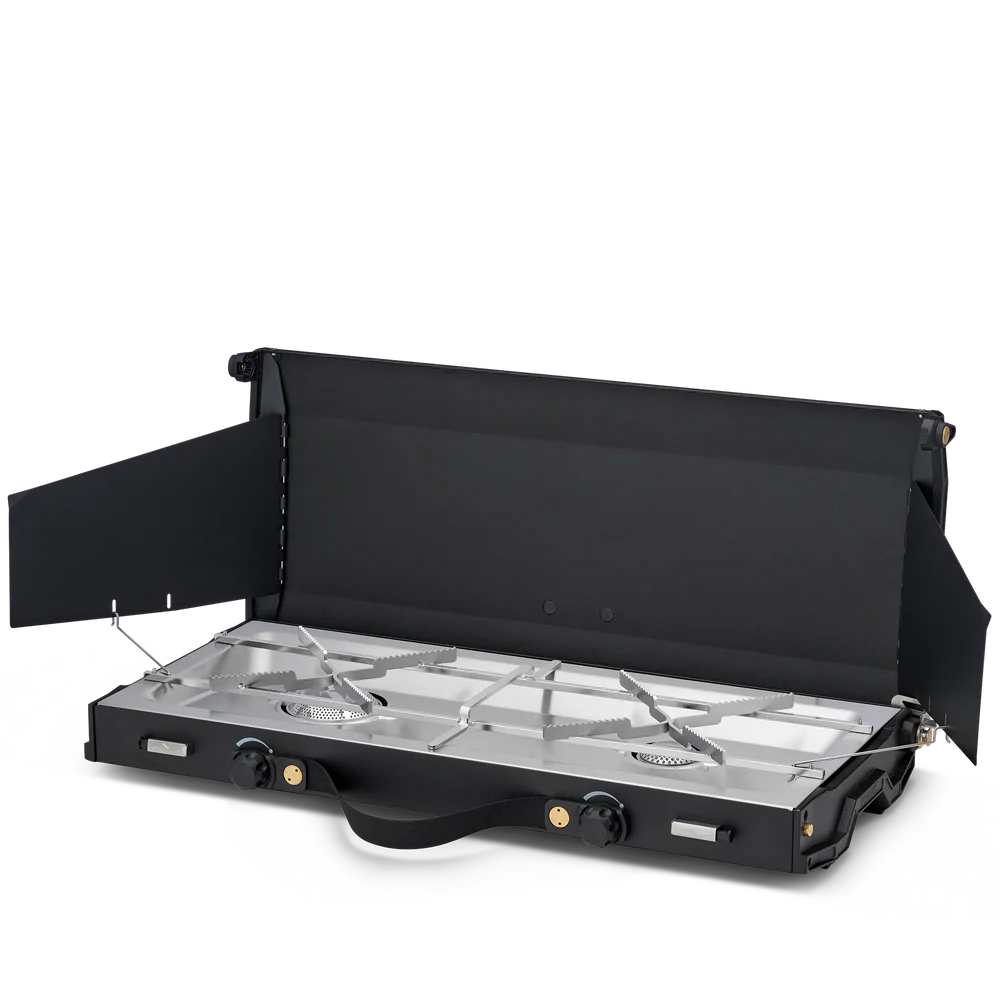 COCINA DE CAMPING DE DOBLE QUEMADOR PREMIUM ALIKA PRIMUS | DISEÑO SOCIAL 360° | 3000W + 3900W