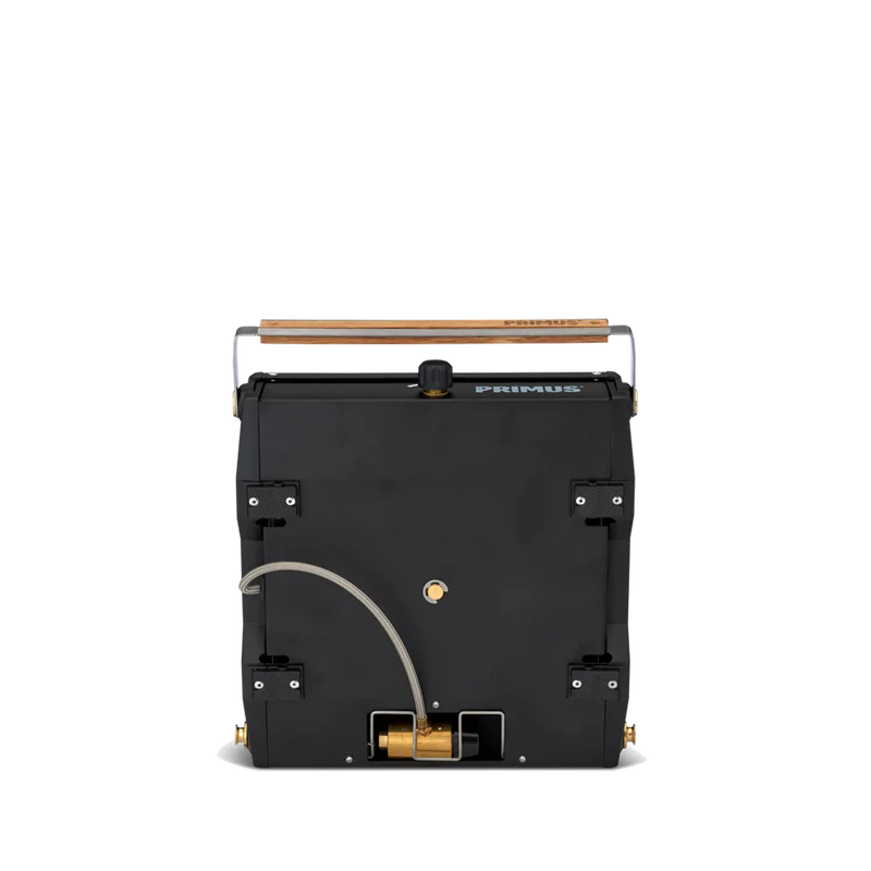 COCINA DE CAMPING PORTÁTIL MONOFUEGO PREMIUM MOJA PRIMUS | 3000W | ASA DE MADERA Y CIERRE COMPACTO