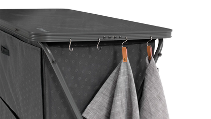 MUEBLE DE ALMACENAMIENTO PREMIUM OUTWELL | PUERTA MAGNÉTICA RÍGIDA | ARMARIO DE CAMPING PLEGABLE DE 6 ESTANTES