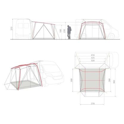 VAUDE AVANCE PARA COCHE DRIVE PAVILLON
