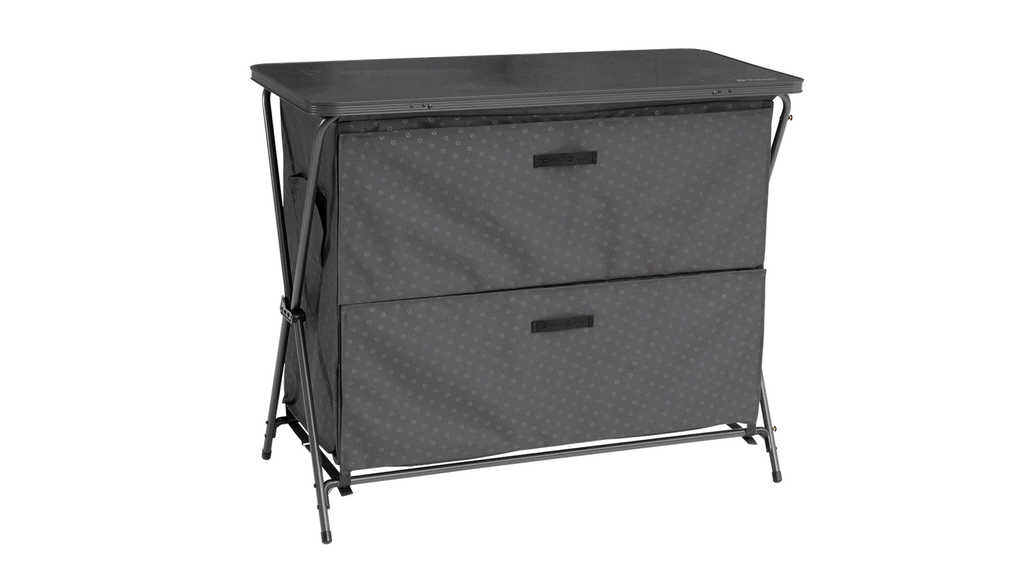 MUEBLE DE ALMACENAMIENTO PREMIUM OUTWELL | PUERTA MAGNÉTICA RÍGIDA | ARMARIO DE CAMPING PLEGABLE DE 6 ESTANTES