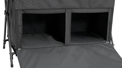 MUEBLE DE ALMACENAMIENTO PREMIUM OUTWELL | PUERTA MAGNÉTICA RÍGIDA | ARMARIO DE CAMPING PLEGABLE DE 6 ESTANTES