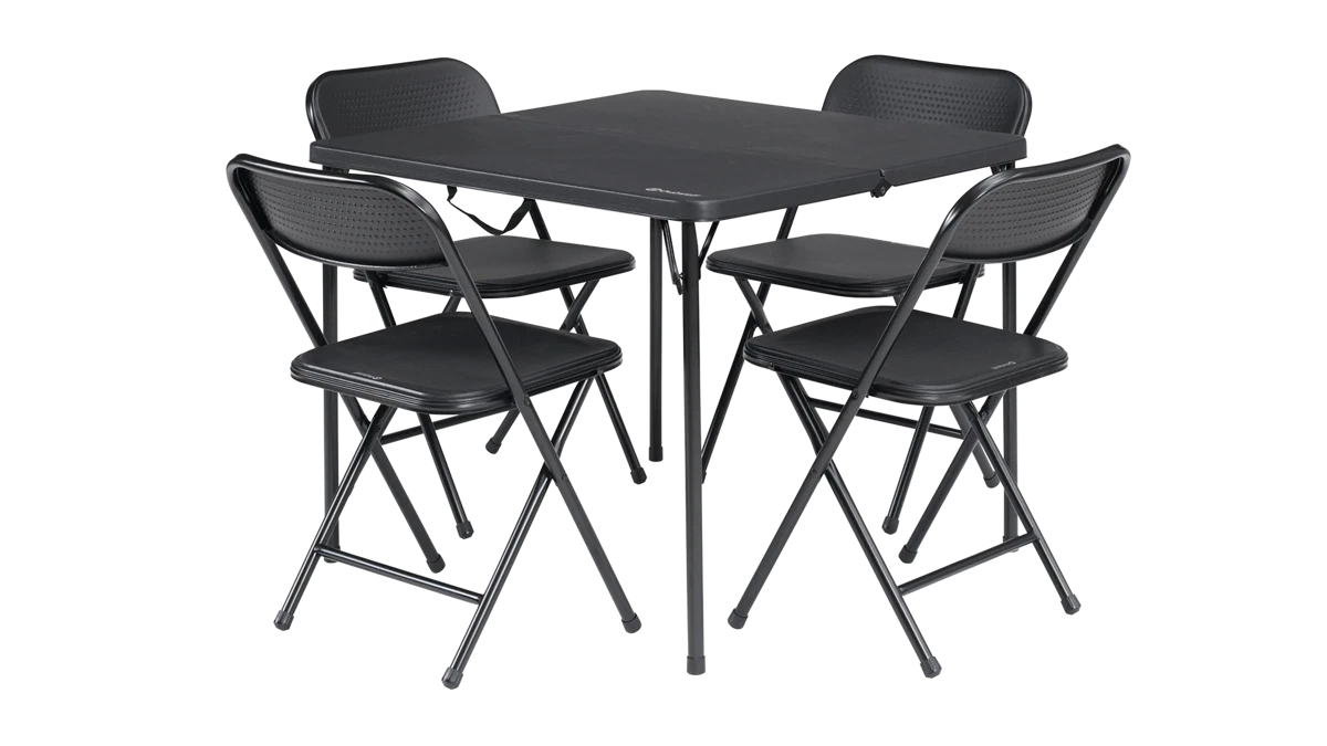 SET DE PICNIC PLEGABLE OUTWELL CORDA | MESA Y 4 SILLAS INDEPENDIENTES | IMPERMEABLE CON BOLSA DE TRANSPORTE