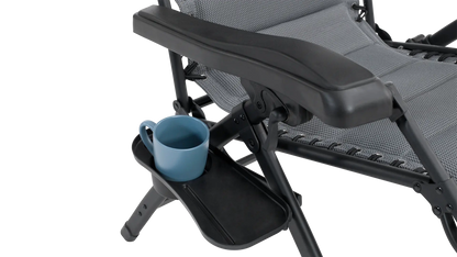 TUMBONA DE CAMPING RECLINABLE OUTWELL ACADIA | MESA LATERAL INTEGRADA | POSICIONES CON BLOQUEO (150 KG)