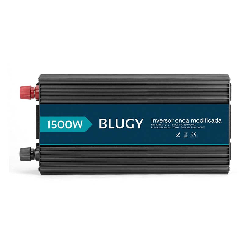 BLUGY INVERSOR 24V 1500W ONDA MODIFICADA