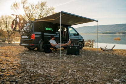 TOLDO EXCLUSIVO FIAMMA F45S VW T5 / T6 / T6.1 | CON SOPORTES DE SERIE ORIGINALES | GRIS REAL