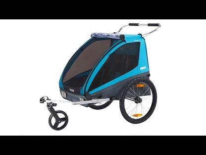 REMOLQUE DE BICICLETA Y CARRITO INFANTIL THULE COASTER XT | ASISTENCIA DOBLE