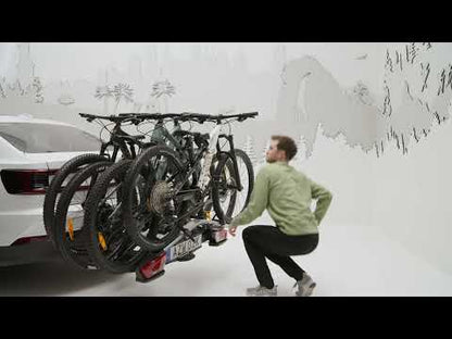 PORTABICICLETAS DE BOLA THULE VELOCOMPACT F | HASTA 4 BICIS | BASCULANTE INTEGRA