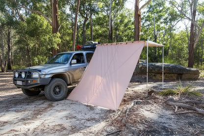 TOLDO PARA COCHE JVB PUMICE | PROTECCIÓN SOLAR E IMPERMEABLE PU5000MM PARA CAMPING Y SUV